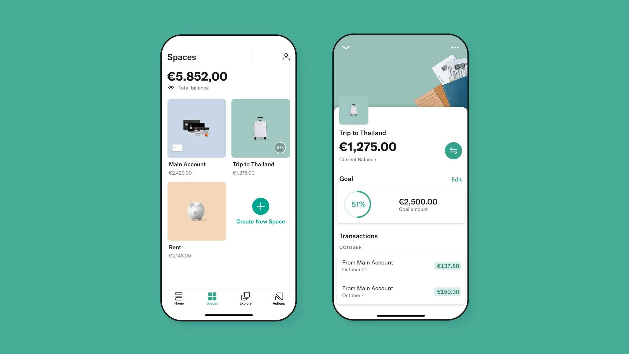 n26 app balance overview