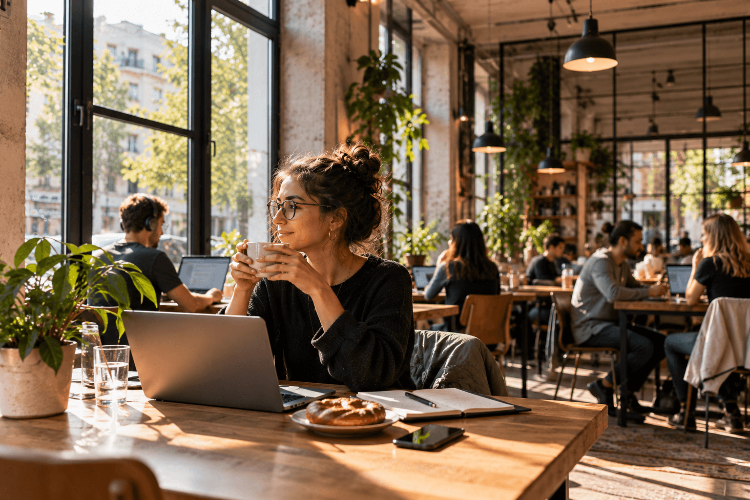 Modern coworking space in Germany