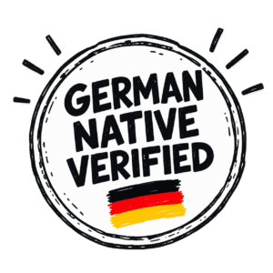 Badge German Native Verified